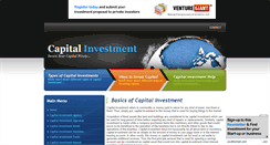 Desktop Screenshot of capital-investors.co.uk