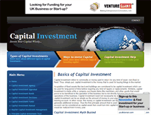Tablet Screenshot of capital-investors.co.uk
